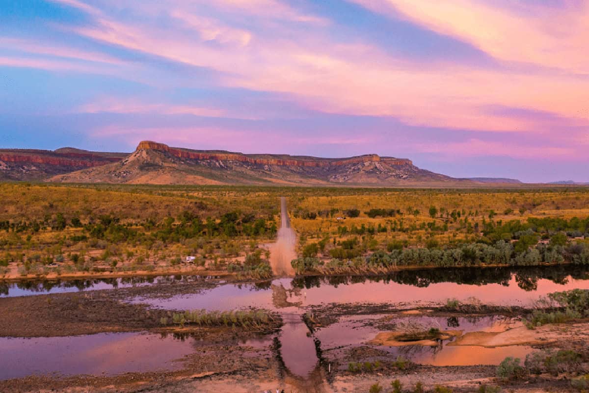 Kimberley Kampers off-road caravans are at home on the Gibb River Road in Western Australia, surrounded by rugged outback terrain and scenic landscapes.