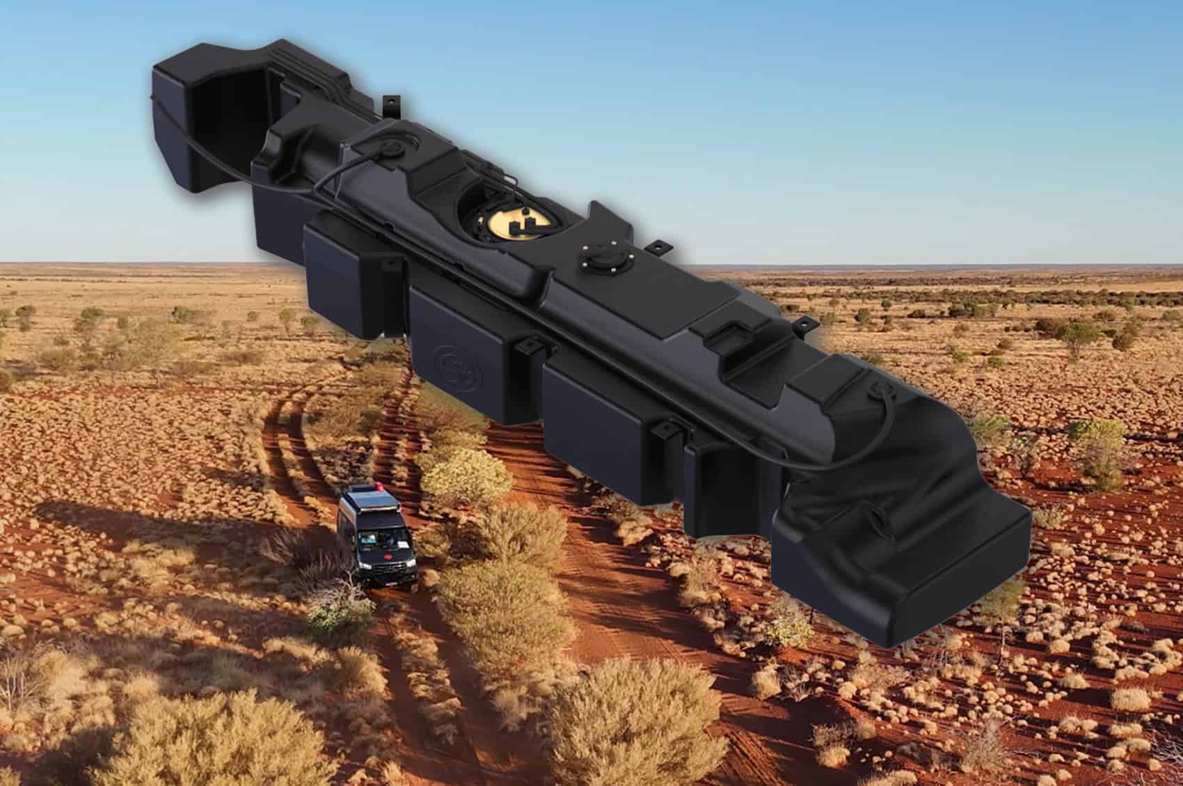 Long Range 151L Fuel Tank for Mercedes Sprinter-Based Kimberley Kampers Kruiswagen Motorhome.